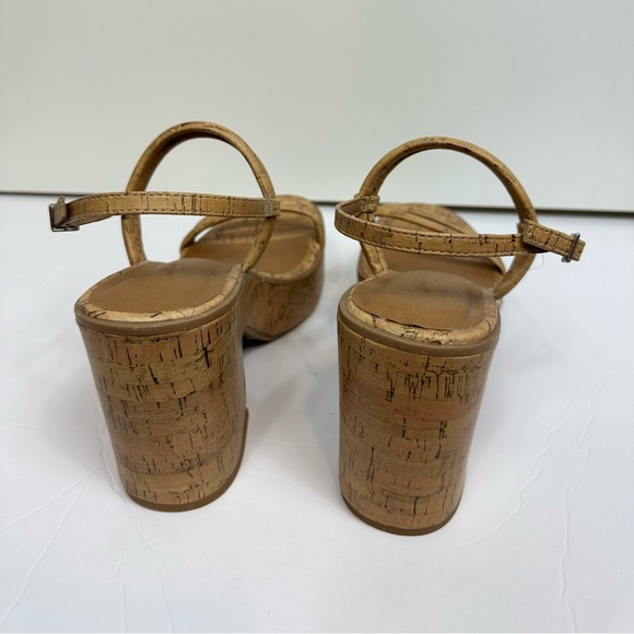 Universal Thread Women’s Cork Chunky Retro Boho Platform Heels Size 7.5 - Picture 7 of 8